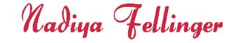 Schriftzug Nadiya Fellinger